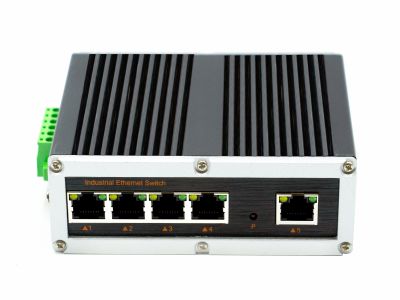 千兆5口工業級以太網POE交換機